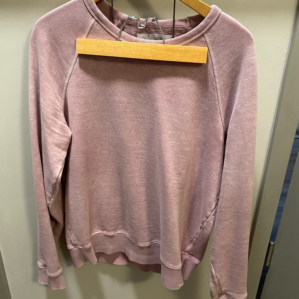 Outerknown Big Sur Men’s Mauve Pink Crewneck Sweatshirt - medium